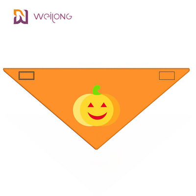 Halloween Style WMT Pet Bandana Cotton Poplin Back Chiều dài 15 &quot;- 24&quot; Khăn quàng cho chó tùy chỉnh