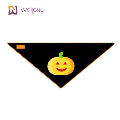 Halloween Style WMT Pet Bandana Cotton Poplin Back Chiều dài 15 &quot;- 24&quot; Khăn quàng cho chó tùy chỉnh