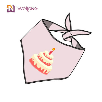 Cupcake Pattern Pet Bandana for Birthday Outfit Phụ kiện Đồ dùng dự tiệc