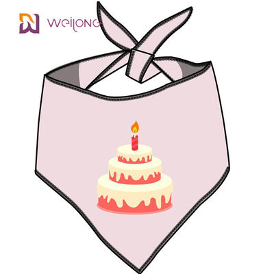 Cupcake Pattern Pet Bandana for Birthday Outfit Phụ kiện Đồ dùng dự tiệc