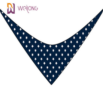 Hình dạng độc đáo có thể điều chỉnh phù hợp với thú cưng Khăn rằn cao cấp Vải bền Sao Sọc khăn rằn cho chó thiết kế