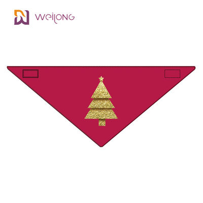 Comtim Christmas Dog Bandana Khăn quàng cổ Tam giác Khăn quàng cổ cho chó &amp; mèo nhỏ vừa lớn, trang trí phụ kiện cho thú cưng