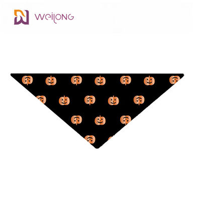Bí ngô Halloween Dog Khăn quàng khăn Bandana Tam giác Yếm Khăn quàng cổ Phụ kiện In kỹ thuật số